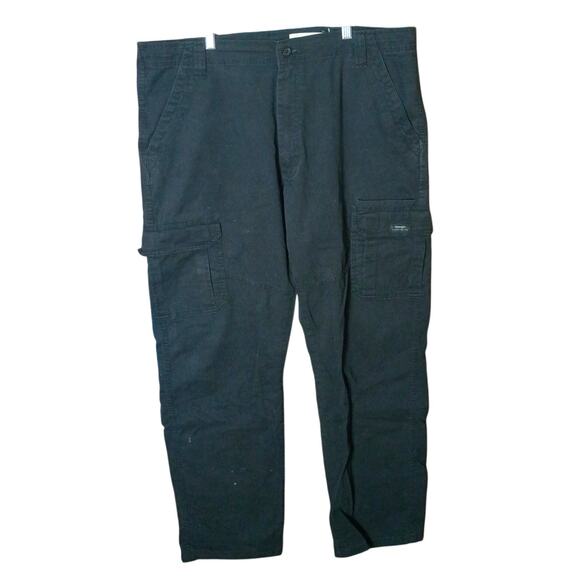 Wrangler Other - Wrangler Mens 38 x 32 Black Cargo Relaxed Fit Cotton Stretch Utility  Pants